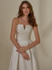 Box Pleated Blu Wedding Gown Mischa 4126