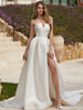 Satin Blu by Morilee Bridal Dress Mischa 4126