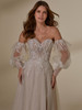 Chantilly Lace Blu Wedding Gown Maisie 4135