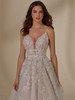 Plunging Bust Blu Wedding Gown Matilda 4138