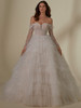 Ruffled Blu Wedding Gown Margot 4139