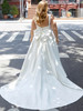 Plunging Juiletta Wedding Gown Hannah 3373