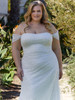 Ruched Julietta by Morilee Plus Size Wedding Gown Lyrica 3393