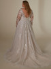 V-Neck Julietta by Morilee Plus Size Wedding Gown Lenora 3395