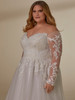 Sparkle Tulle Julietta by Morilee Plus Size Wedding Gown Leandra 3397