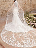 Floral Lace Plunging Casablanca Wedding Gown 2467 Annalise