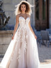 Lace Applique Allure Bridals Wedding Dress A1102