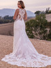 Sheath Lace Allure Bridal Wedding Gown A1103