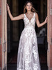 Sheer Lace Allure Bridal Wedding Gown A1107
