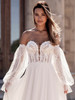 Lace Chiffon Allure Bridal Wedding Gown A1109