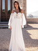 Lace Chiffon Allure Bridal Wedding Gown A1109