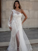 Glitter Tulle Allure Bridals Wedding Dress A1115
