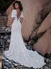 Sheath Lace Allure Bridal Wedding Gown A1151