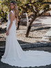 Sheath Crepe Allure Bridal Wedding Gown A1152