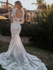 Short Sleeves Allure Bridal Wedding Gown A1158