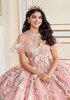 Garden Rose gown with matching capelet and floral bodice