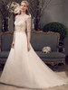 Casablanca 2162 Three Quarter Sleeves Wedding Dress