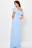 Folded collar and slim silhouette give the back a structured, elegant finish