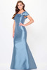Front view of wedgewood Cameron Blake CB3247 off-the-shoulder mother dress