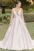 Front view of Stella York 7953 Mikado ball gown wedding dress