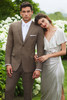 rustic slim fit brown archer suit