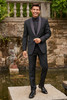 slim fit black tuxedo