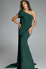 Front angle of Jovani 44177 highlighting the sculpted fit and asymmetric neckline.