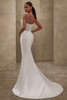 Demetrios Style 1532 wedding dress front view highlighting sweetheart neckline and sculpted pearl detailing.