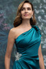Morilee MGNY 2070014 Teal Mothers Gown Waist Detail