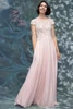 MGNY 2070022 Blush Mothers Gown Front View