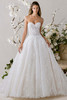 Morilee Nikiya wedding gown front view with sweetheart neckline and lace ball gown silhouette