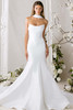Morilee Chase Wedding Dress front view in ivory mermaid silhouette