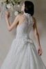 Morilee Cara back detail with buttons and detachable bow