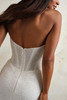 Maggie Sottero Ashley wedding gown back detail zipper closure beaded tulle