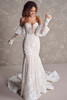 Maggie Sottero Ortensia wedding gown with sleeves lace mermaid silhouette