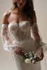 Maggie Sottero Persephone wedding gown sleeve detail illusion lace