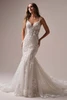 Maggie Sottero Sonoma wedding gown front view mermaid lace plunging neckline