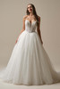 Maggie Sottero Tina Lane wedding gown front view ball gown glitter tulle bodice