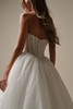 Maggie Sottero Tina Lane wedding gown back detail corset bodice lace buttons