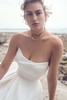 Maggie Sottero Aspen wedding gown bodice detail draped neckline
