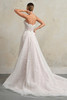 Maggie Sottero Athlone wedding gown back view A-line lace train