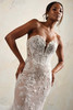 Maggie Sottero Nyjah wedding gown full front view silhouette