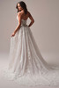 Maggie Sottero Parker wedding dress back view lace train