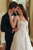 Maggie Sottero Star wedding gown close up bodice beaded lace with shimmer