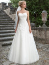 Sincerity 3906 Queen Anne Wedding Dress