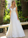 fit-to-flare lace Wedding dress Randy Fenoli Ashley