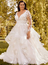 Long Sleeves Plus Size Wedding Gown Sophia Tolli Y12233SL