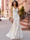 Plunging V-Neck Morilee Bridal Dress Jill 2511