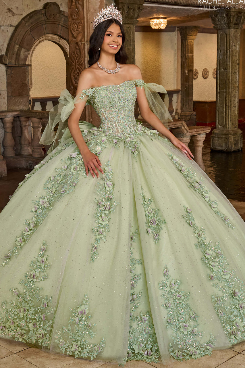 rachel green sage green dress Lace & Beads Rachel Tulle Sage Green Midi Dress Love My Apparel