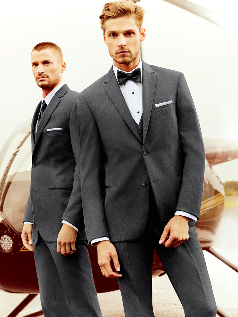 Grey Tuxedo Michael Kors Slim Fit | Dimitra Designs Tux Rental Shop